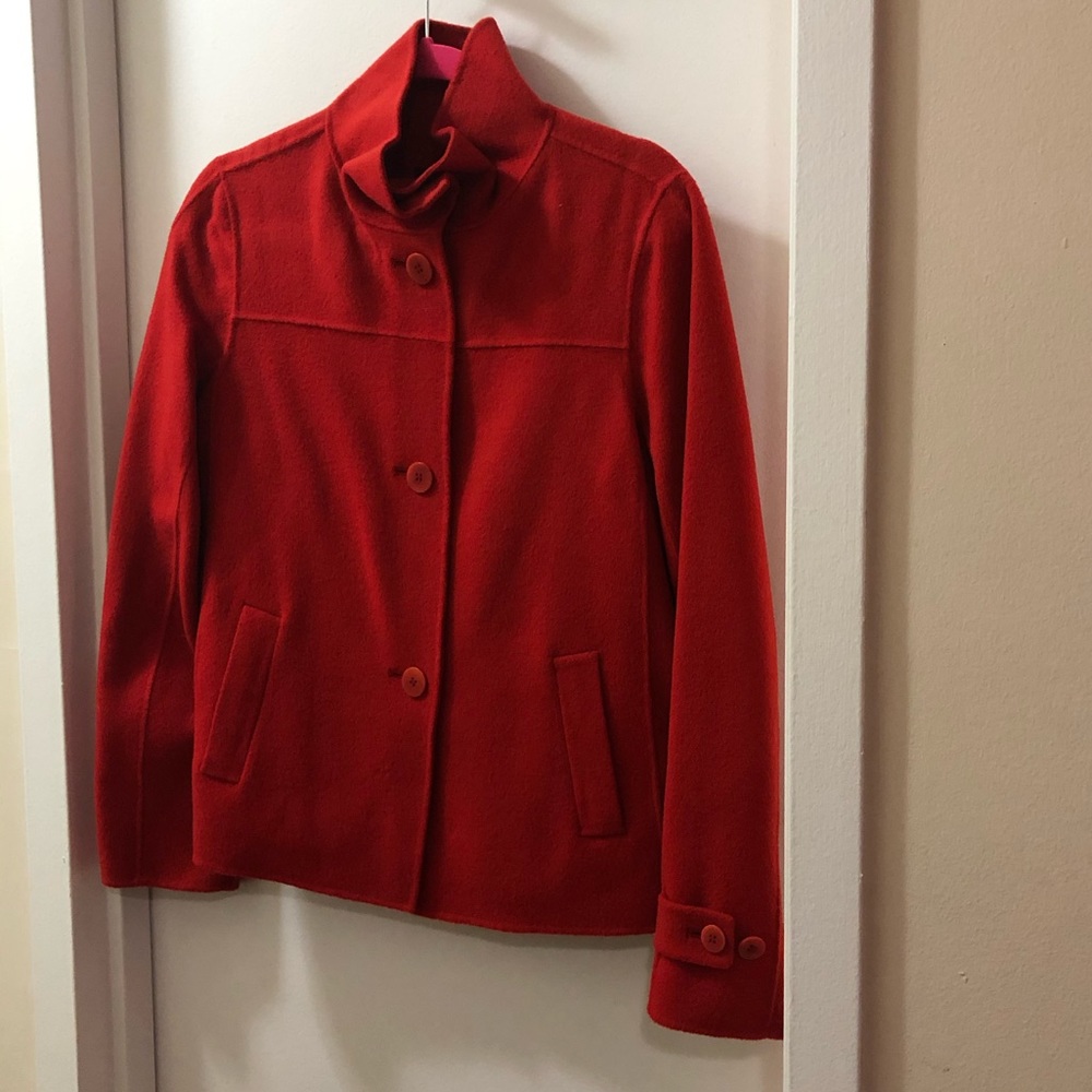 Red Wool Jacket - image 1